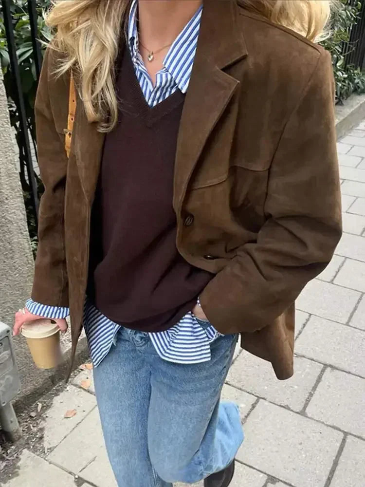 Women's autumn jacket with tailored fit & insulating material – Eveline