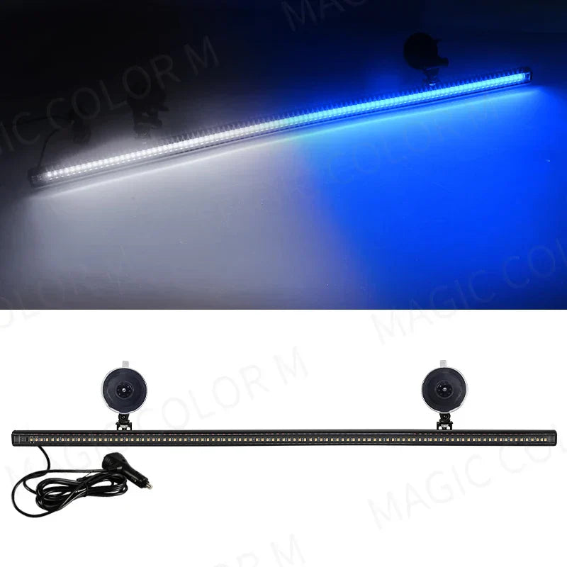 Tira de luz estroboscópica de 96 LED – Veyra – (Advertencia de emergencia para autos)