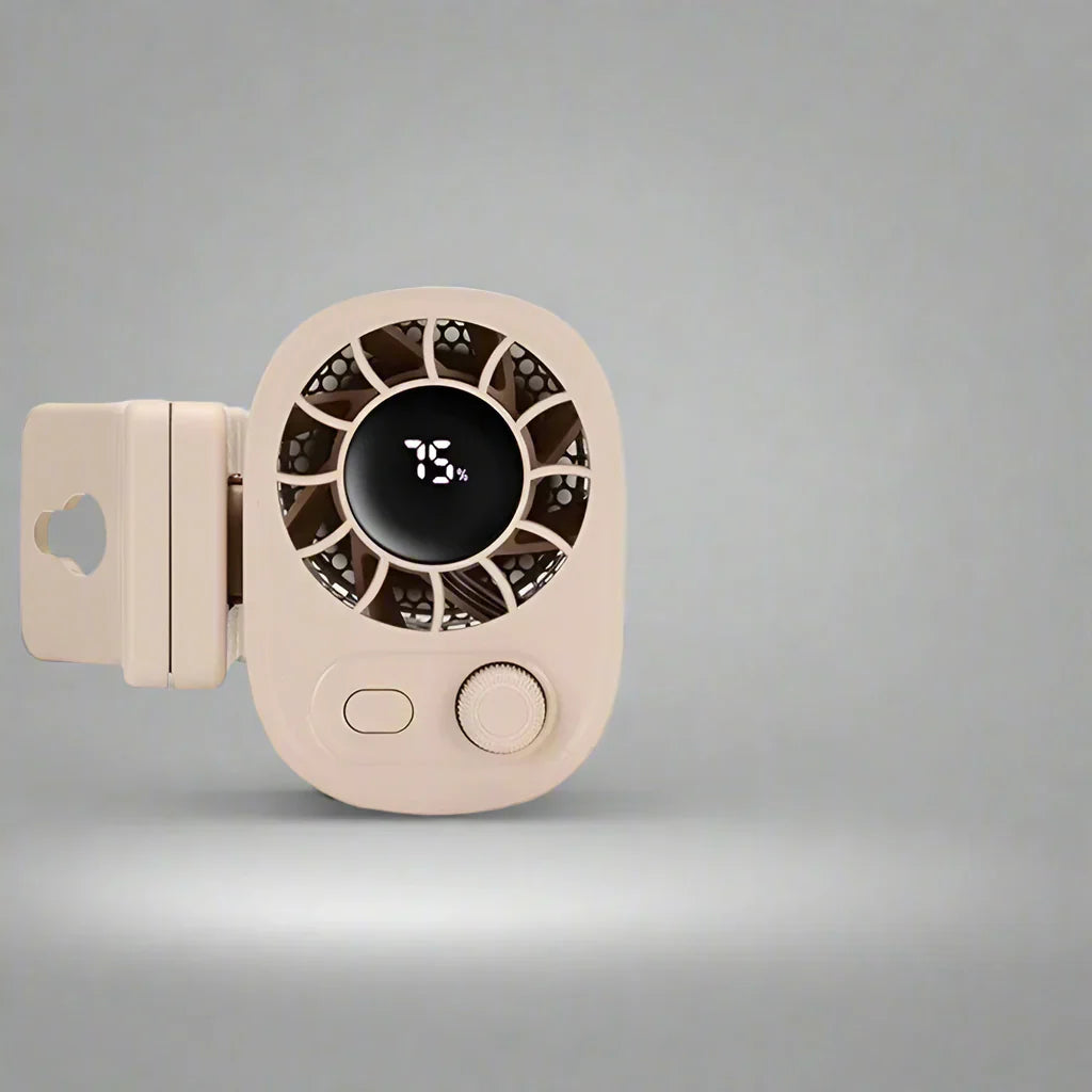 Hipacool tragbarer Autoklippventilator mit 360° Drehung & 100 Geschwindigkeiten – ClipAir