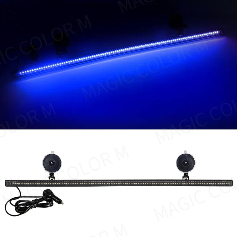 Tira de luz estroboscópica de 96 LED – Veyra – (Advertencia de emergencia para autos)