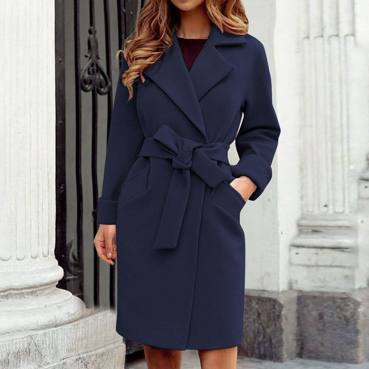 Long Women's Trench Coat Winter Coat - Sienna