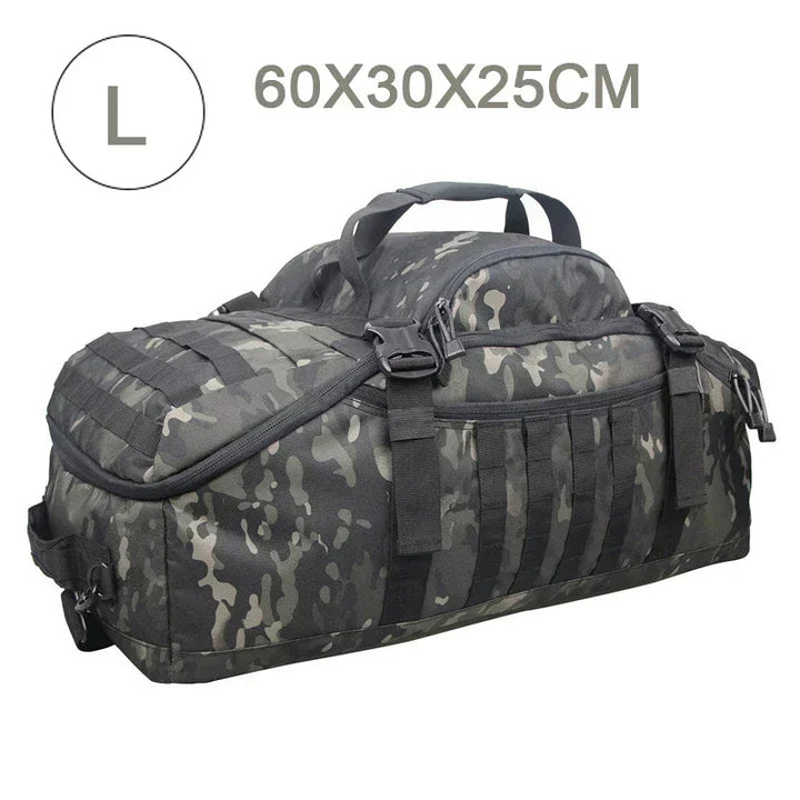 Large Tactical Travel Bag and Backpack - TrailTrek Duffle