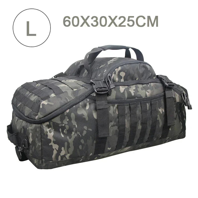Large Tactical Travel Bag and Backpack - TrailTrek Duffle