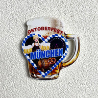 Refrigerator Magnet "Munich 3D" – Bavaria Magnet (1+1 Free) Oktoberfest 2025