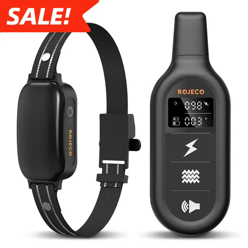AA OOS Elektrisches Hundetraining-Halsband mit 1000 m Reichweite und wasserdichtem Design – PetTrainer