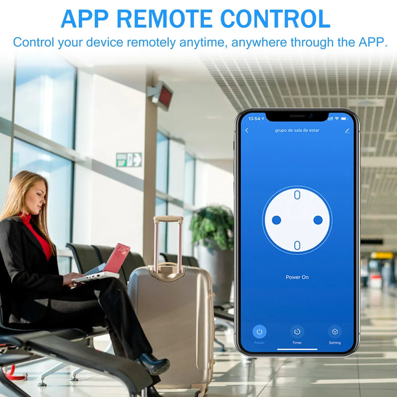 Smart WiFi Plug with Energy Monitoring – PowerLink (1+1 FREE)