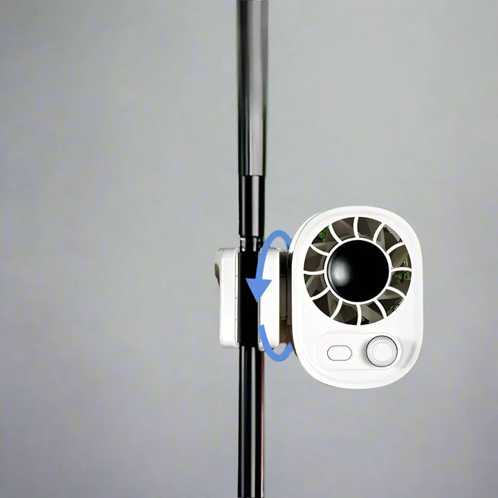 Hipacool tragbarer Autoklippventilator mit 360° Drehung & 100 Geschwindigkeiten – ClipAir