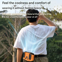 Outdoor Double Air Outlet Waist- und Nackenventilator mit Doppelbelüftung – WindMate