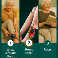 3-in-1 Elektrischer Fußmassager mit Wärme & Vibration – Orion