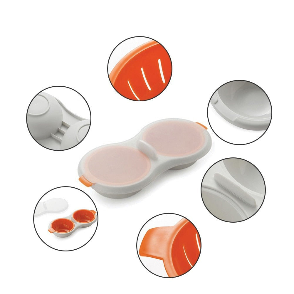 Microwave Egg Poaching Set – EggEase