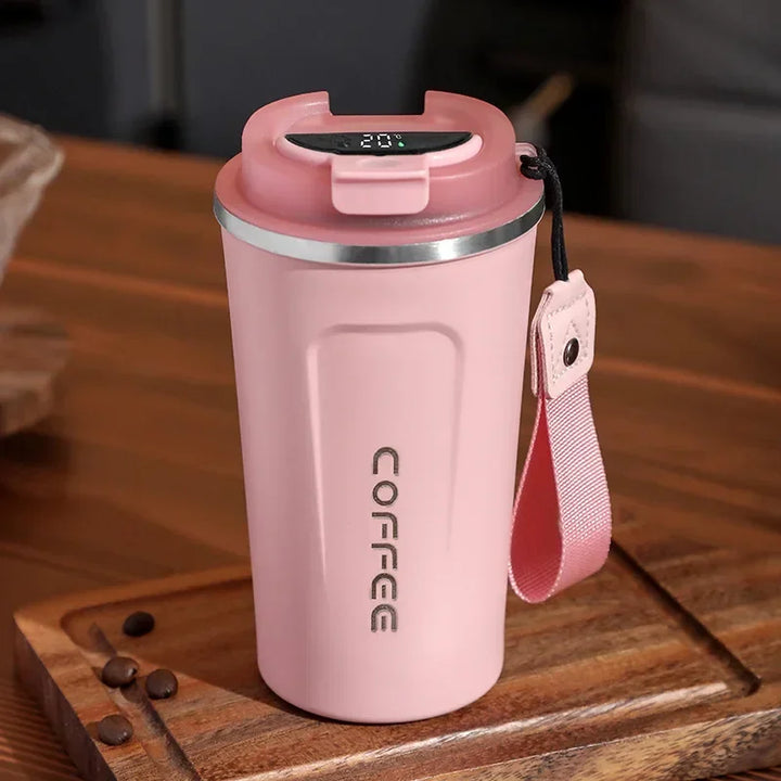 Vaso térmico de acero inoxidable con indicador de temperatura inteligente – TempMate