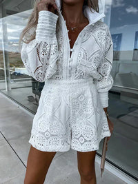 Two-piece lace set for women for summer – Mira