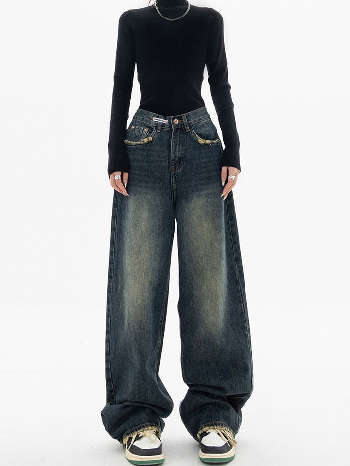 Y2K Vintage Baggy Women's Jeans - Luna