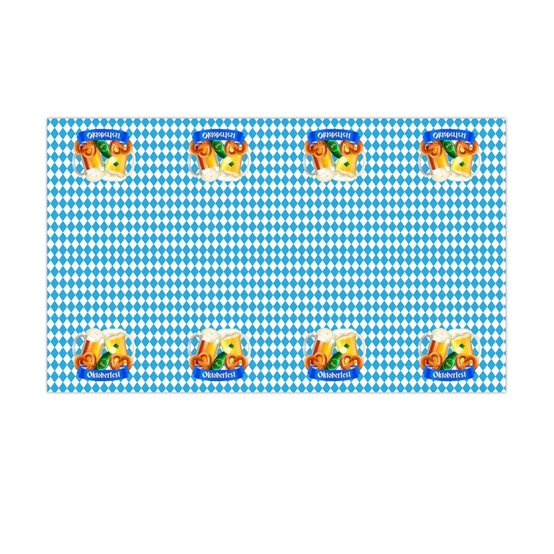 Disposable party tableware set in Oktoberfest design (including tablecloth) – GaudiSet Oktoberfest 2025