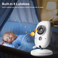 3,5-Zoll Video-Babyphone mit Nachtsicht, Temperaturanzeige und Gegensprechanlage