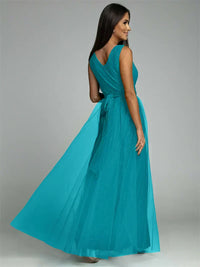 Stylish V-Neck Dress - Mindy