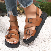 Comfortable vegan sandals for seniors with non-slip sole – Caitlyn