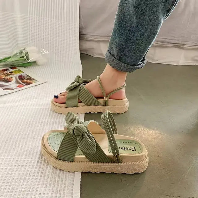 Espadrillesandaler med snøring - Sienna