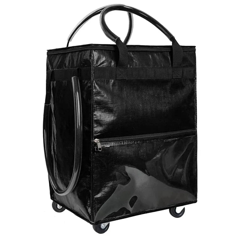 Reusable Shopping Bag with Wheels – Rollex – (Large Capacity)