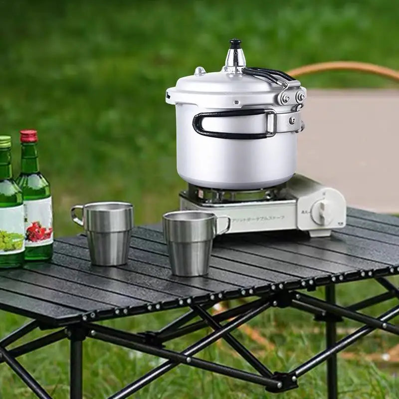 Camping-Druckkochtopf aus Aluminiumlegierung tragbares Outdoor-Kochgeschirr – TrailMate
