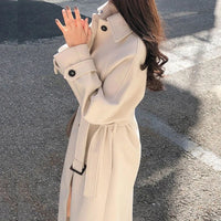 Trendy Long Women's Coat - Eveline