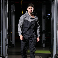 Lightweight Unisex Training Set with Zipper & Hood – Remo