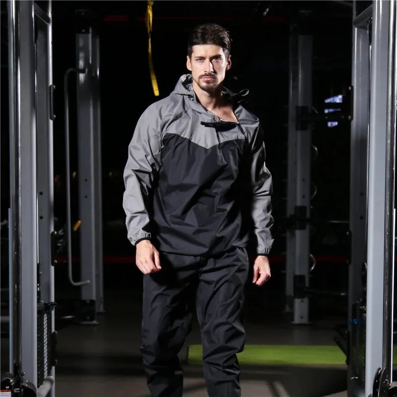 Lightweight Unisex Training Set with Zipper & Hood – Remo