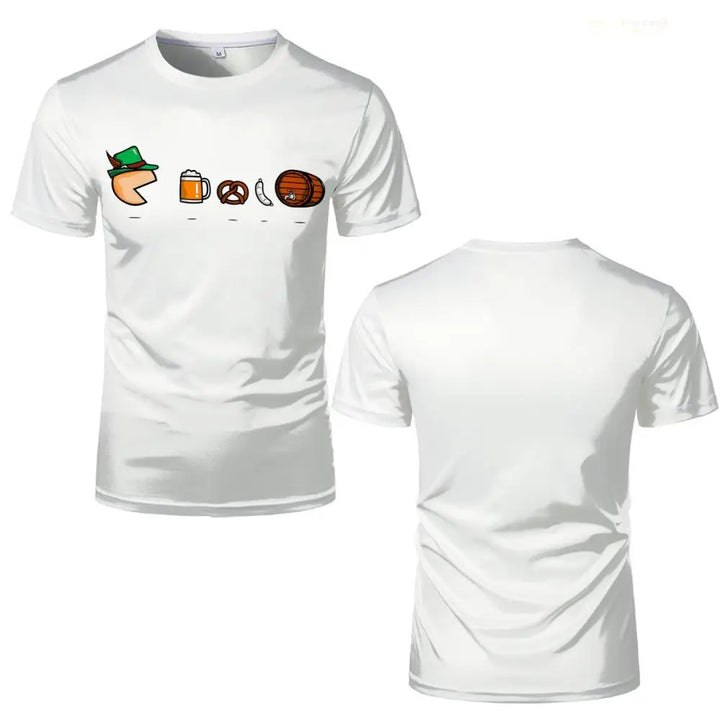 Oktoberfest T-Shirt with Cartoon Motifs – GaudiShirt Oktoberfest 2025