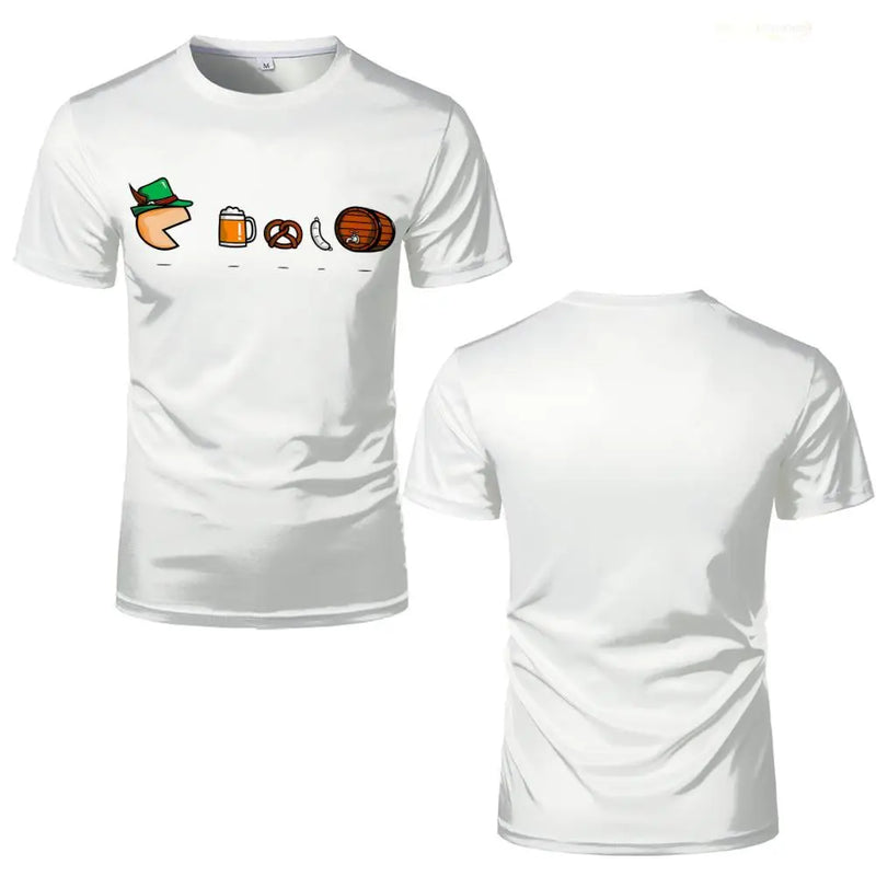 Oktoberfest T-Shirt with Cartoon Motifs – GaudiShirt Oktoberfest 2025