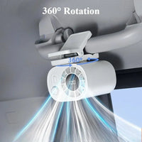 Hipacool tragbarer Autoklippventilator mit 360° Drehung & 100 Geschwindigkeiten – ClipAir