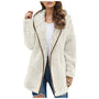 Trendy Lang Fleece Damenjacke - Luna
