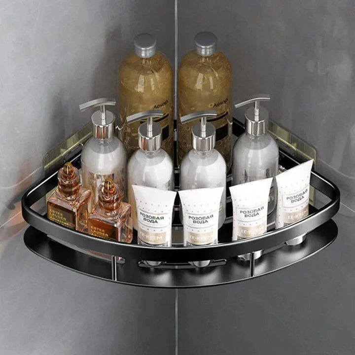 Aluminium Wandregal für Badezimmer-Ecken - Cornerix