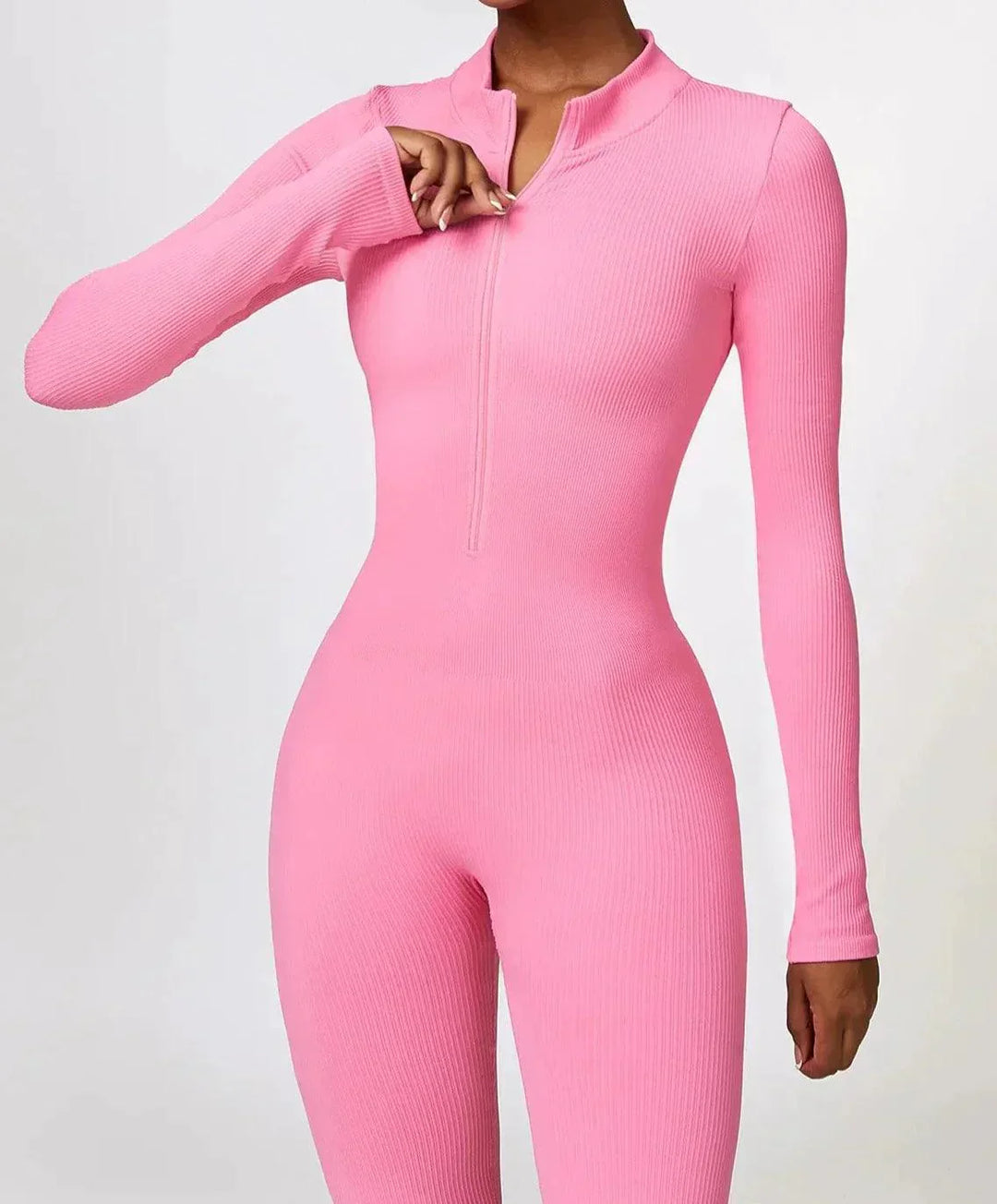 Luxurious full-body romper with long sleeves - Lisa