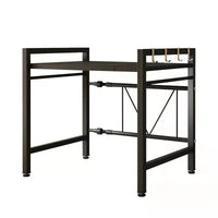 Kitchen shelf made of carbon steel with extendable double layer – Milo