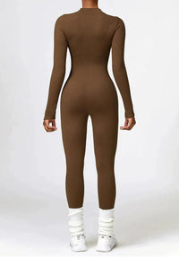 Luxurious full-body romper with long sleeves - Lisa