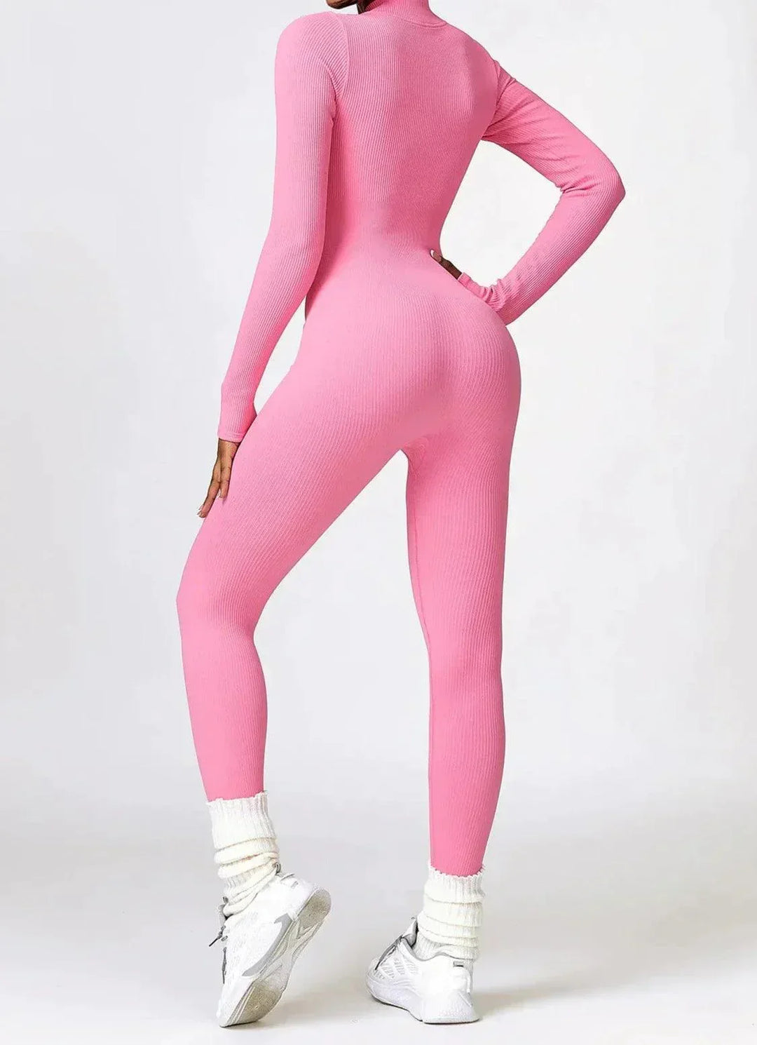 Luxurious full-body romper with long sleeves - Lisa