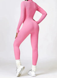 Luxurious full-body romper with long sleeves - Lisa