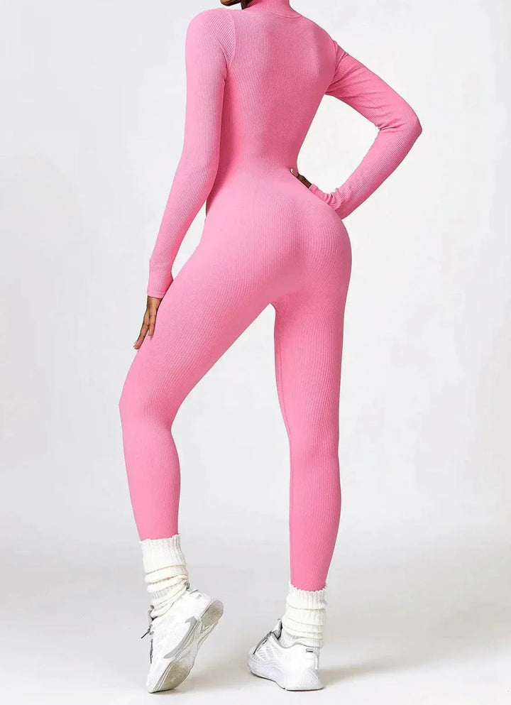 Luxurious full-body romper with long sleeves - Lisa