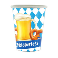 Disposable party tableware set in Oktoberfest design (including tablecloth) – GaudiSet Oktoberfest 2025