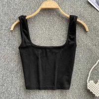 Seamless Crop Top in Solid Color – Zayra