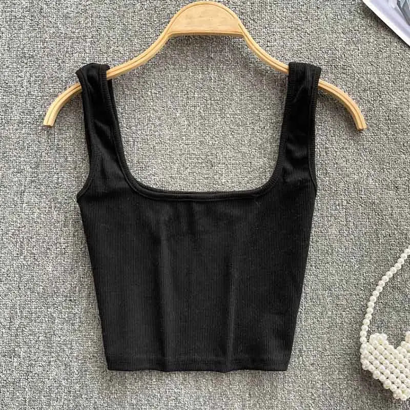Seamless Crop Top in Solid Color – Zayra