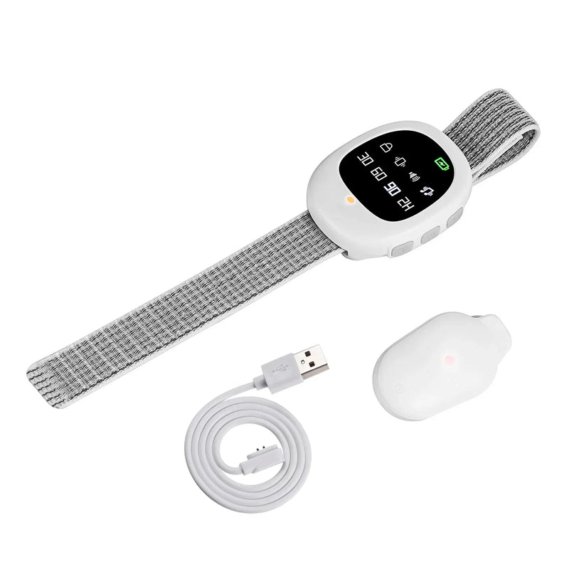 Wireless bedwetting alarm with adjustable modes for potty training – Liora