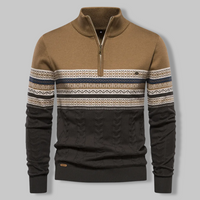 Striped Zip Pullover - SummitZip