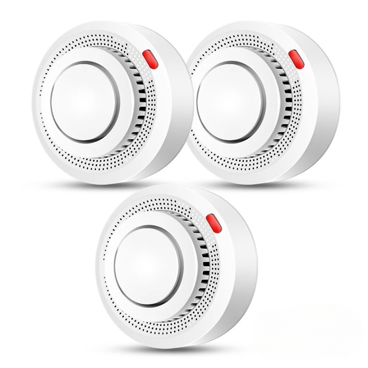 Intelligent WiFi Smoke Detector Fire Alarm 85dB – SafeSense
