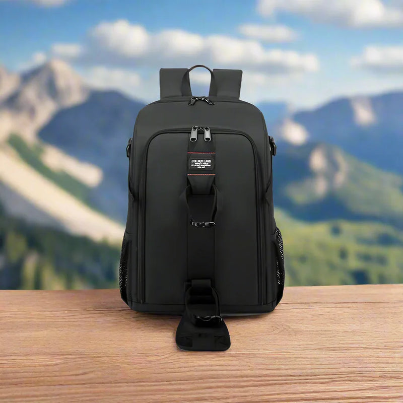 Waterproof Oxford Camera Backpack with Multiple Compartments – Elric