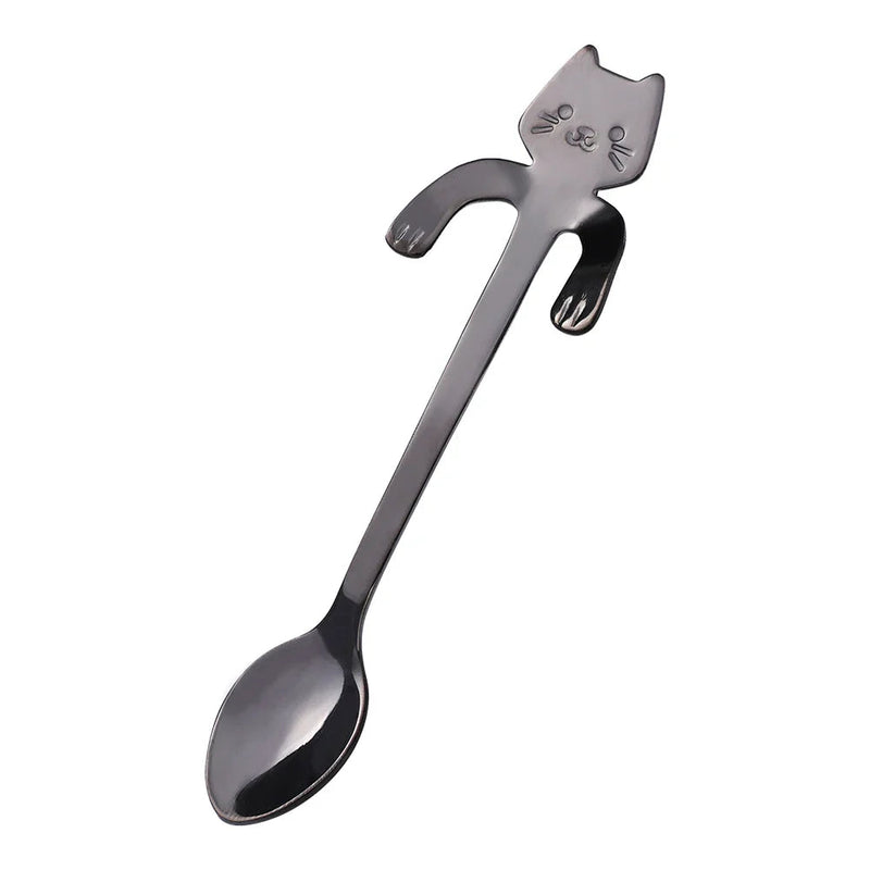 Mini stainless steel cat spoons - Whiskra
