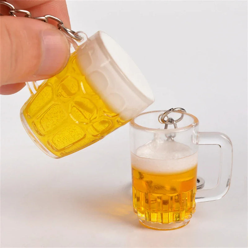 Bierglas Schlüsselanhänger Set – ProstGlück Oktoberfest 2025 (4er-Set)