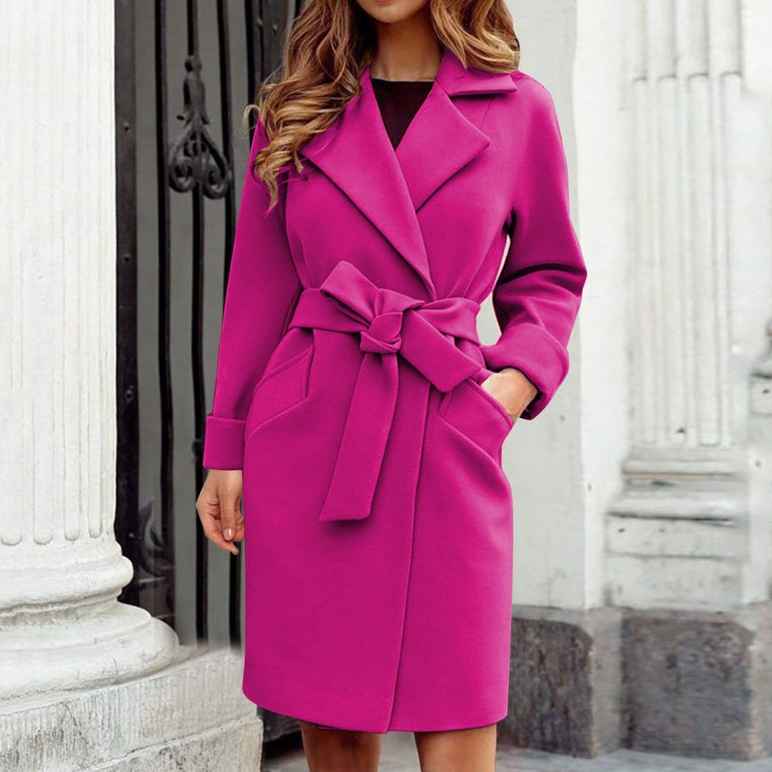 Long Women's Trench Coat Winter Coat - Sienna