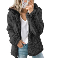 Dame Teddy-fleece-frakke – Liora
