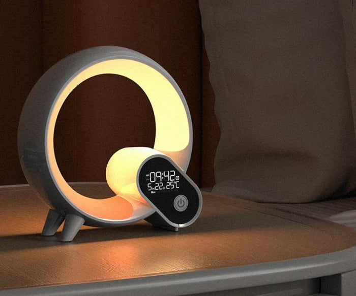 Smart bedside lamp with white noise and color change - Liora
